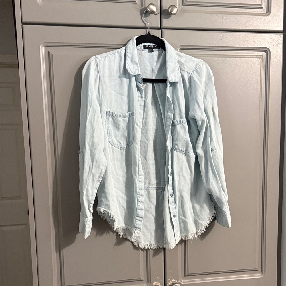 Velvet Heart Light Blue Denim shirt